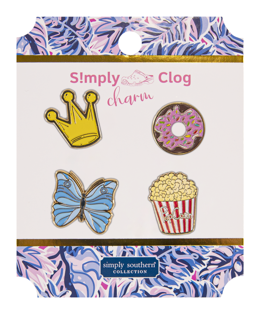 Simply Clog Metal Shoe Charm - Butterfly - by Simply Southern