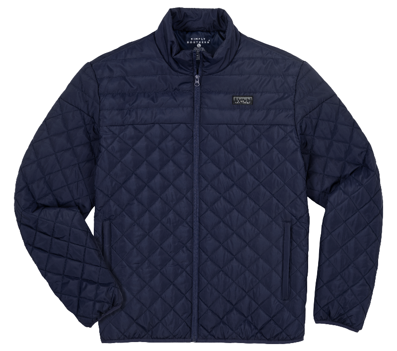 Guys Simply Warm Jacket - Navy - by Simply Southern