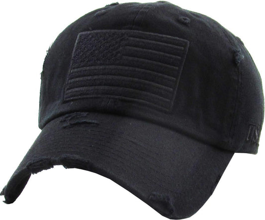 Vintage Tactical Flag Hat (Baseball Cap)