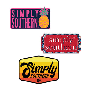 3 Pack Sticker Set - Simply - by Simply Southern