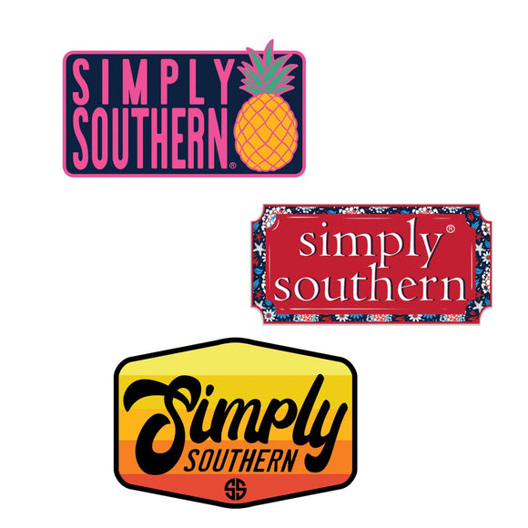 3 Pack Sticker Set - Simply - by Simply Southern