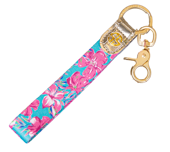 Keyfob - Hibiscus - by Simply Southern Buy at Here Today Gone Tomorrow! (Rome, GA)