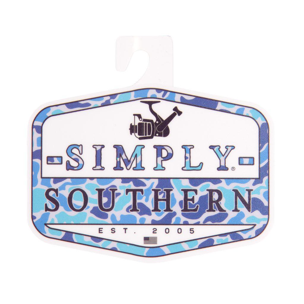 Men Decal Sticker - Camo Blue - by Simply Southern