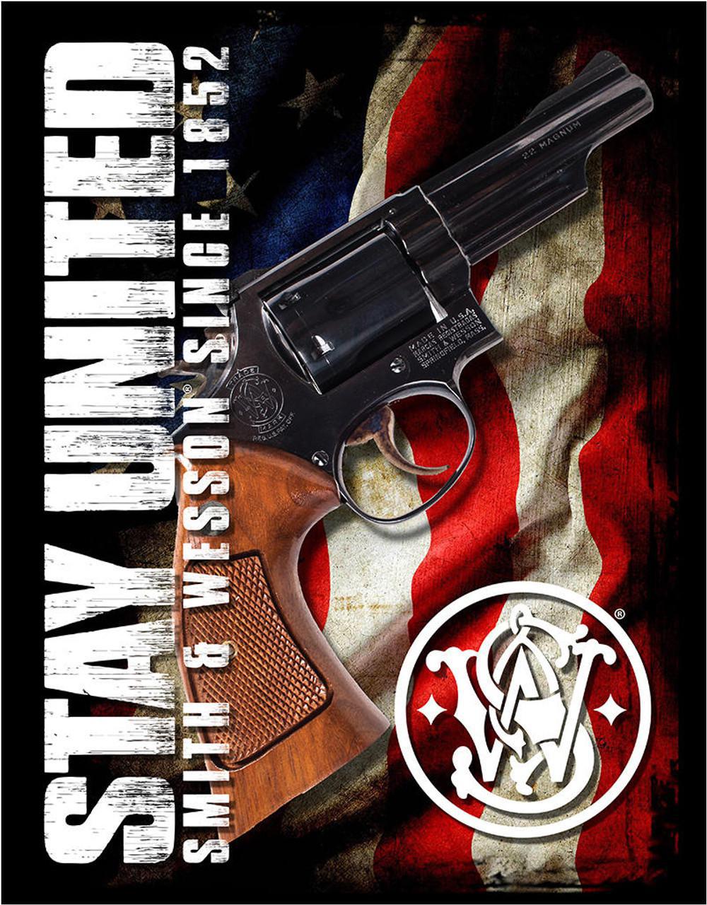 S & W Stay United - Vintage-style Tin Sign
