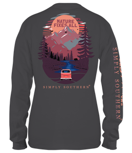 Nature Fixes All (Long Sleeve T-Shirt) by Simply Southern