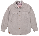 Reversible Shacket - Light Gray/Tribe - by Simply Southern