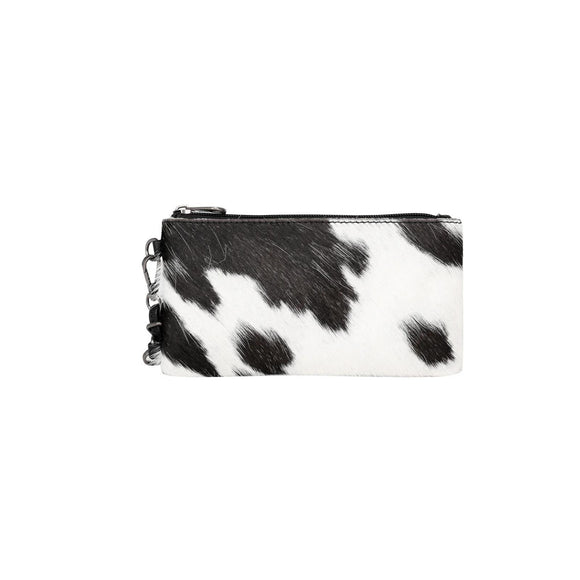 Black Montana West Hair-On Collection Phone Wristlet/Crossbody - by Montana West