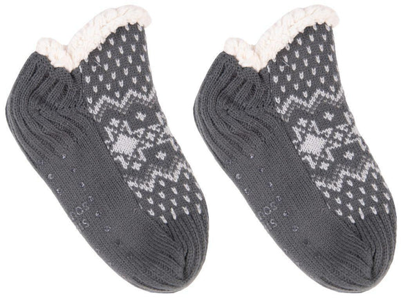 Sweater Camper Socks -Gray - by Simply Southern