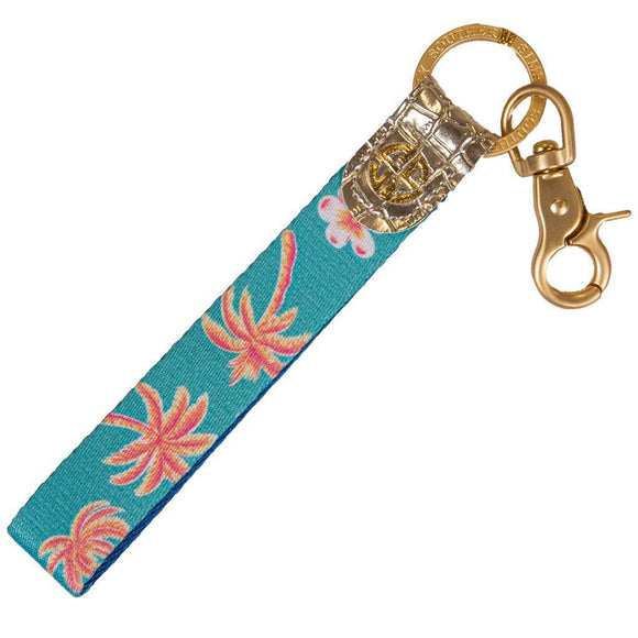 Keyfob - Pink Palm Tree  - by Simply Southern