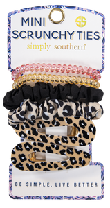 Mini Scrunchy Ties - Leopard - by Simply Southern