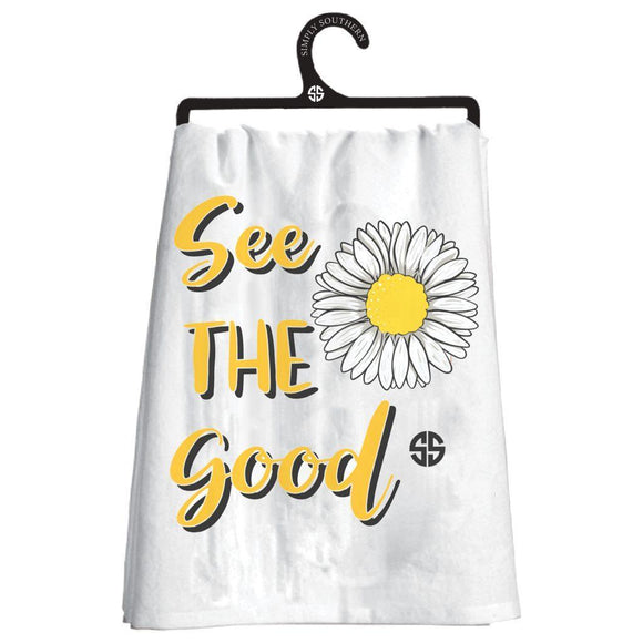 See the Good Happy Towel -  by Simply Southern