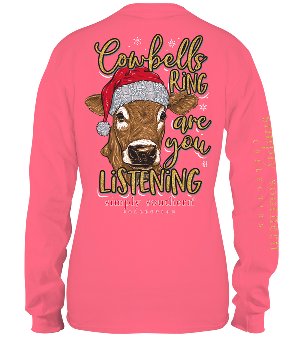 Cow Bells Ring (Long Sleeve T-Shirt) by Simply Southern