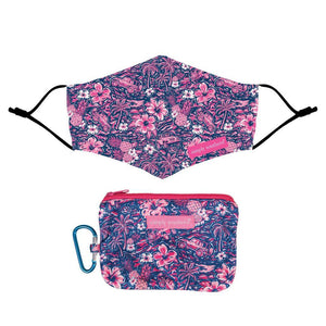 Cloth Print Mask with Pouch - by Simply Southern