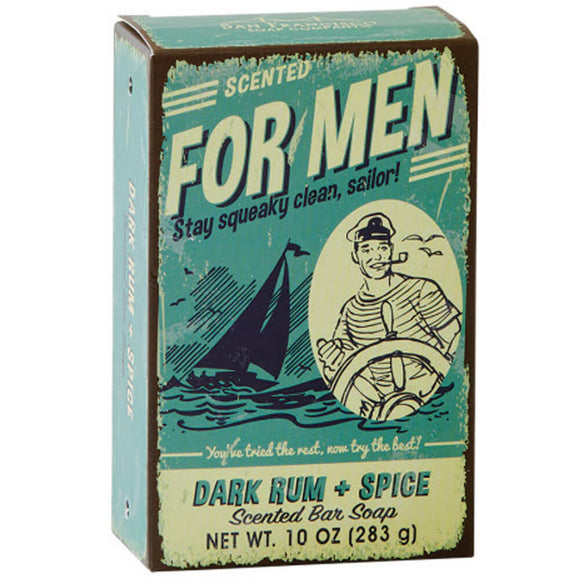 Dark Rum + Spice For Men Bar Soap - by San Francisco Soap