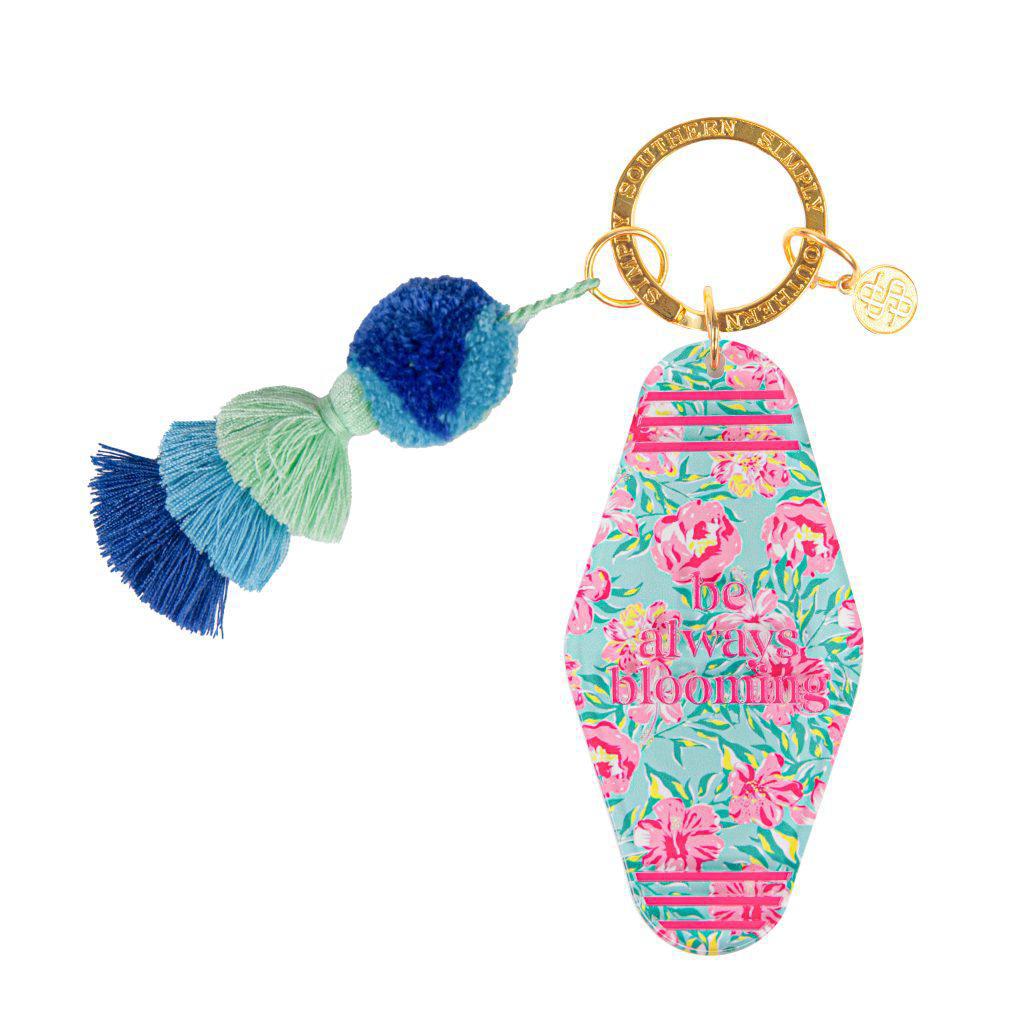 Acrylic Keychain - Be Always Blooming - by Simply Southern