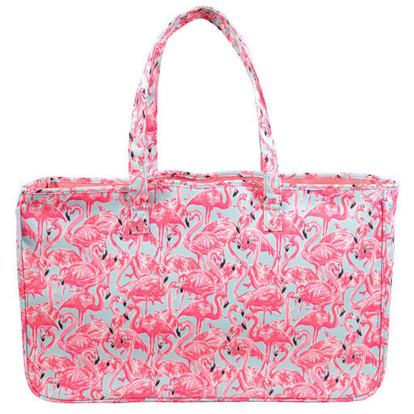 Flamingo - Preppy Tote Bag - by Simply Southern