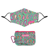 Cloth Print Mask with Pouch - by Simply Southern