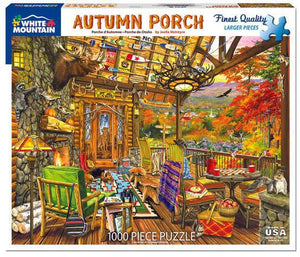 Autumn Porch Puzzle -1000pc - by White Mountain