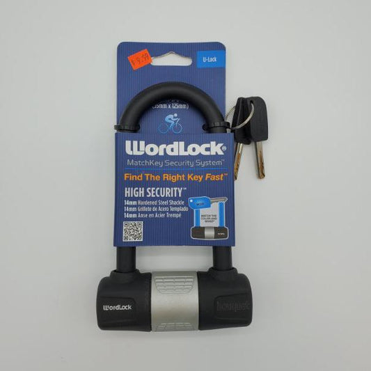 Word Lock 5" U-lock MatchKey Security System