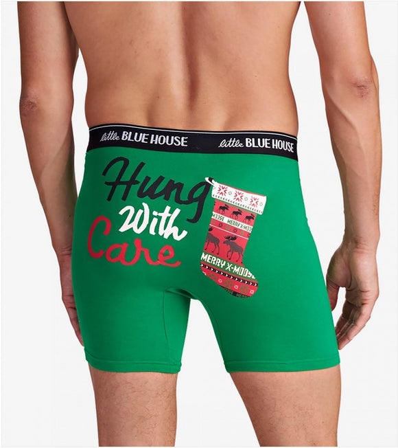 Hung With Care Boxer Briefs - by Little Blue House