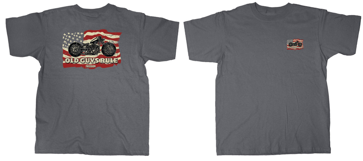 'Freedom Ride' T-Shirt - by Old Guys Rule - Here Today Gone Tomorrow
