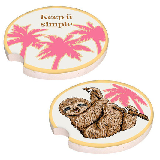 2 Pack Car Coaster - Keep It Simple - by Simply Southern