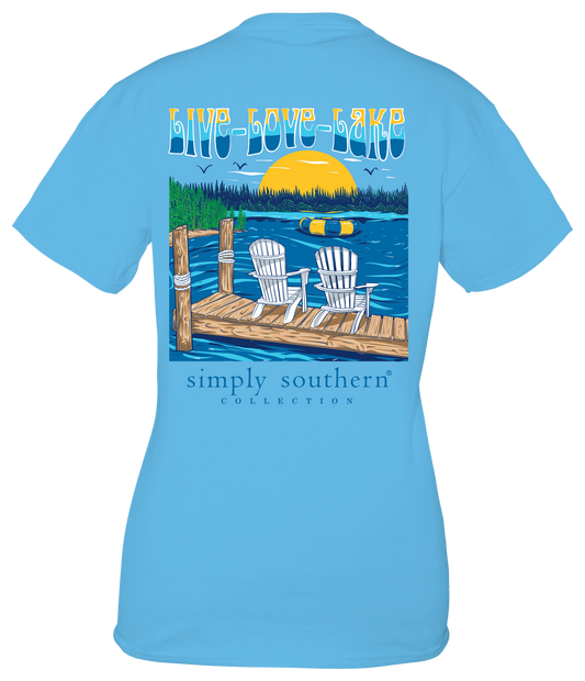 Live Love Lake (Short Sleeve T-Shirt) by Simply Southern