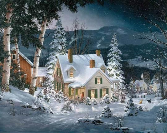 Friends in Winter Puzzle -1000pc - by White Mountain