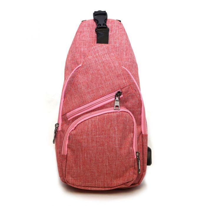 Anti-Theft Day Large Sling Bag - Rose - by Calla