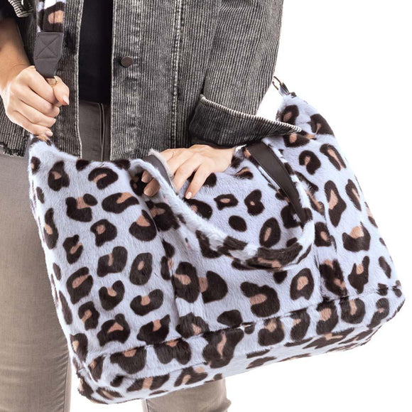 Gray Leopard Women's Tote Bag - by Katydid