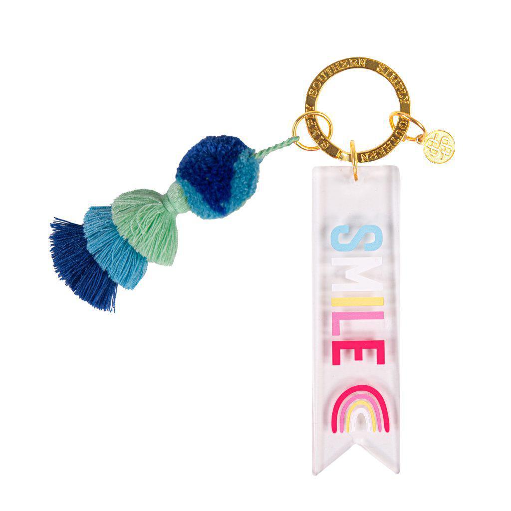 Acrylic Keychain - Smile - by Simply Southern