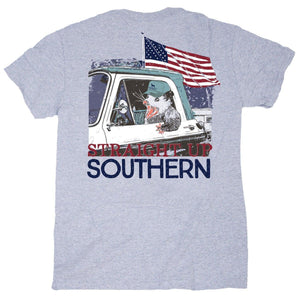 Truck Opossum (Men's Short Sleeve T-Shirt) by Straight Up Southern