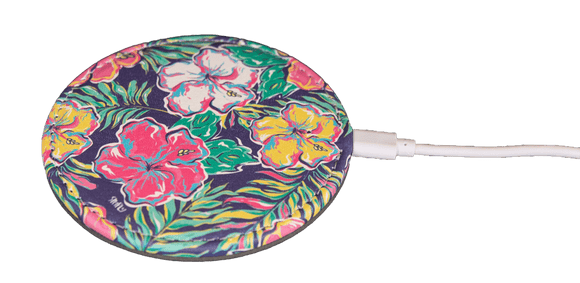 Wireless Phone Charging Pad - Tropic Print - by Simply Southern - www.HereTodayGoneTomorrow.store