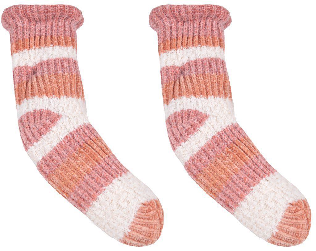 Stripe Camper Socks - Apricot - by Simply Southern