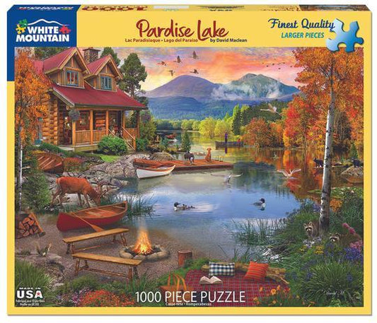 Paradise Lake Puzzle -1000pc - by White Mountain