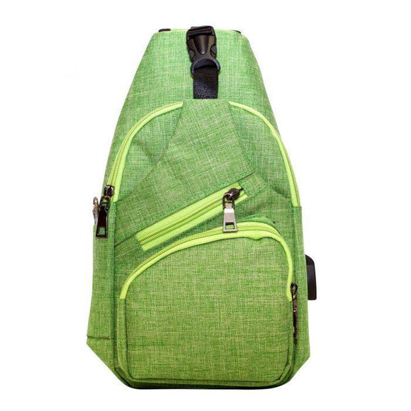 Anti-Theft Day Regular Sling Bag - Apple Green - by Calla