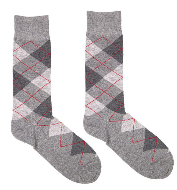 Men Simply Socks - Argyle Gray - by Simply Southern