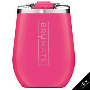 Neon Pink - Uncork'd Wine Glass - by Brumate