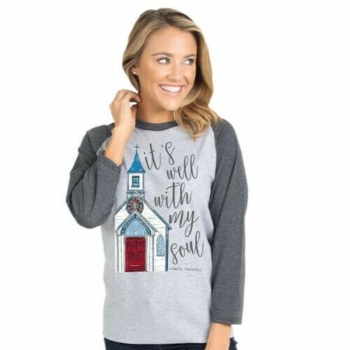 Well With My Soul (Raglan Sleeve T-Shirt) by Simply Southern
