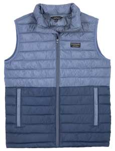 Guys Puffy Vest - Navy - by Simply Southern