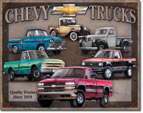 Chevy Truck Tribute - Vintage-style Tin Sign