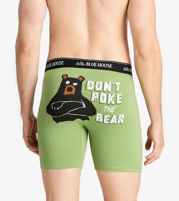 Don't Poke the Bear Boxer Briefs - by Little Blue House - www.HereTodayGoneTomorrow.store