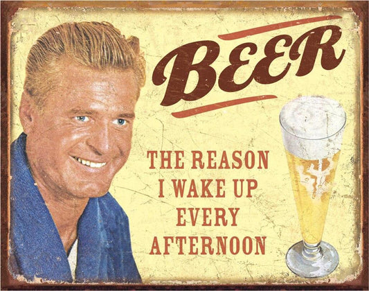 Beer the Reason - Vintage-style Tin Sign