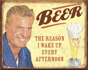 Beer the Reason - Vintage-style Tin Sign
