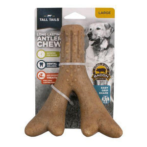 Bacon Scented Antler Chew 7" Large, by TALL TAILS®