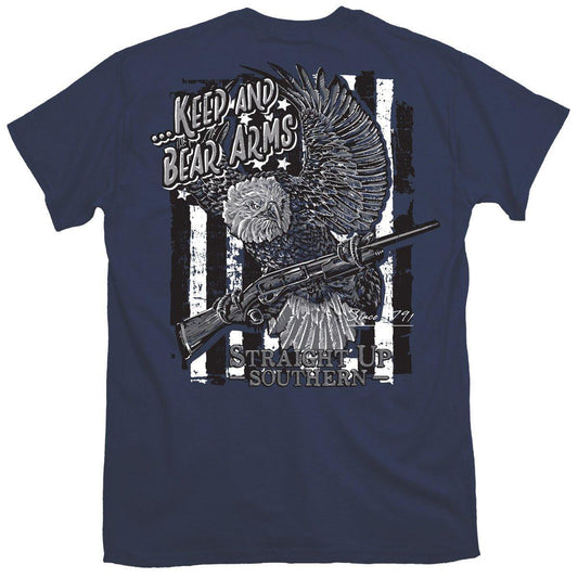 Keep Bear Arms (Men's Short Sleeve T-Shirt) by Straight Up Southern