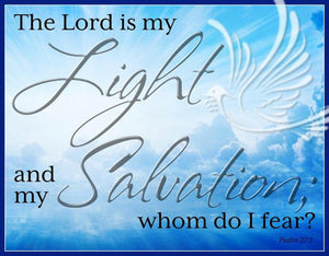 Light & Salvation - Vintage-style Tin Sign
