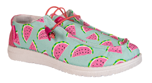 Watermelon Print - Women's Slipon Shoes - by Simply Southern