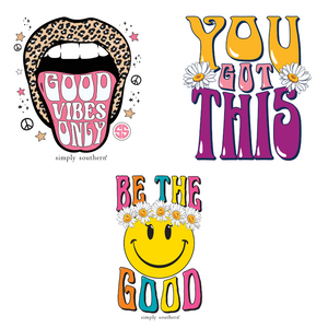 Sticker Set - Good Vibes - by Simply Southern