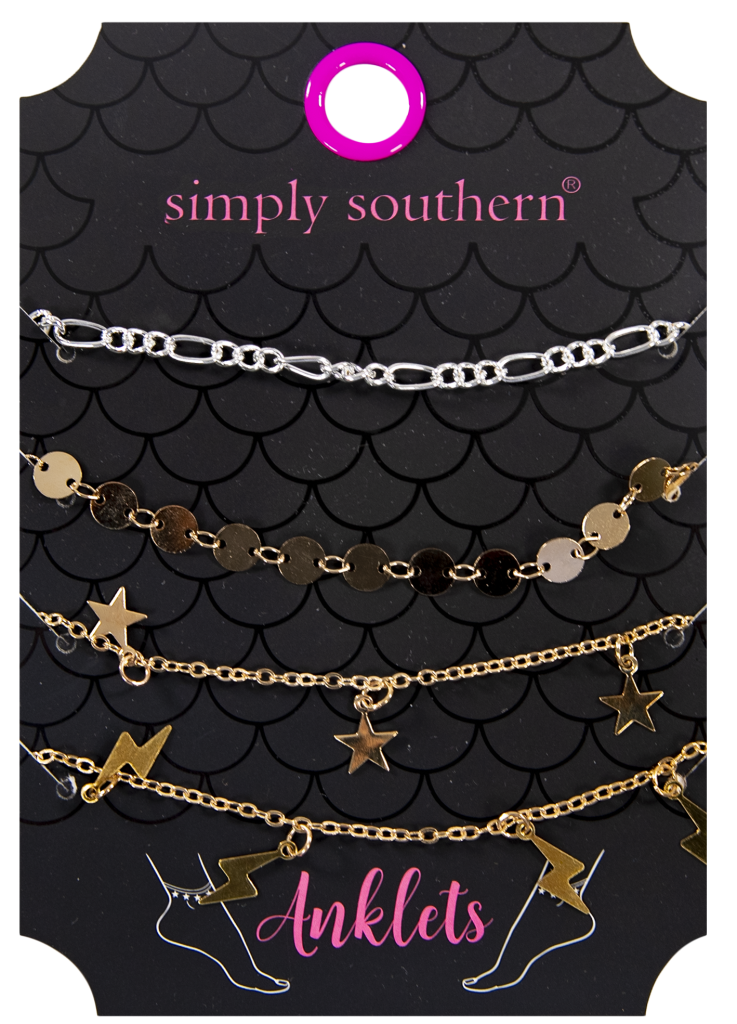 Bolt Anklet Set - by Simply Southern